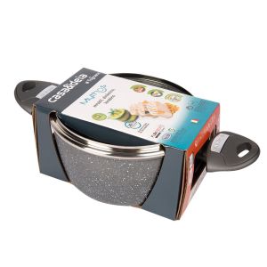 Caçarola Mythos Cinza 20cm Tognana