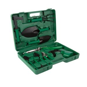 Kit de Jardinagem 10 Peças Zeus Preto Verde Fascino
