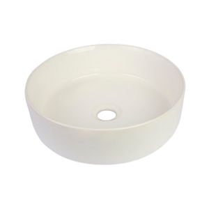 Cuba para Banheiro de Apoio Louça Redonda Branca 36x12cm Cracóvia Addra