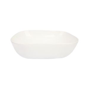 Cuba para Banheiro de Apoio Louça Retangular Branca 46x32x14cm Roma Addra