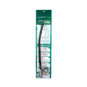 Engate Flexivel 40cm Preto Hidrofama