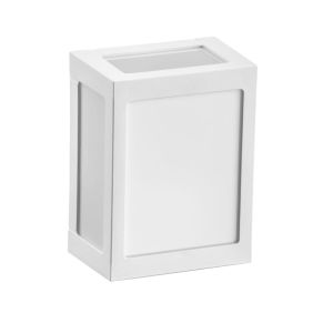 Arandela 1 Lâmpada Linha Onix Branco E27 Dital