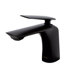 orneira Misturador Monocomando para Banheiro de Mesa Bica Baixa 1/2" Verte Preto Addra