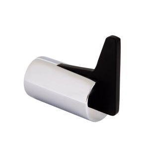 Cabide para Banheiro  Carlisle Cinza/Preto Addra