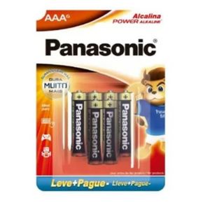 Pilha 6pcs Alcalina Aaa Lv+pg- Panasonic