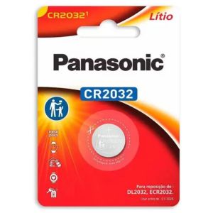 Bateria Cr2032 Moeda Litio Panasonic