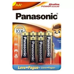 Pilha 6pcs Alcalina Aa Lv+pg- Panasonic
