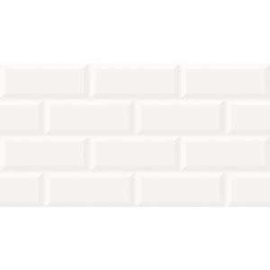 Revestimento Parede Brique Decore Branco Bold Brilhante 32x60 Ilhabella