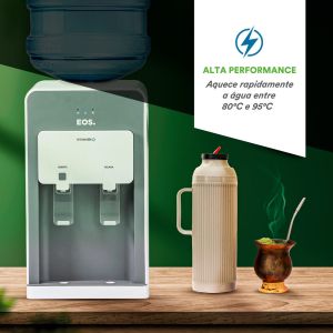 Bebedouro Refrigerador Compacto 20l Ebe02qs 12 Branco/cinza 127V Eos