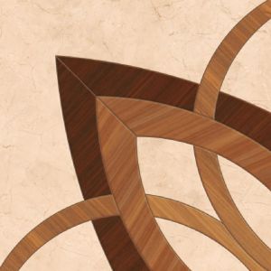 Piso Cerâmica Alvorada  Bege Bold Brilhante 53x53 Ilhabella