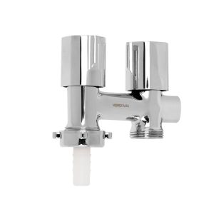 Torneira para Tanque e Máquina de Parede Bica Baixa 1/2" Monde Cromado Addra
