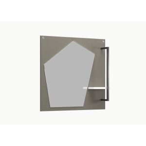 Espelheira para Banheiro Tune Branco/Linen 60cm C-Linea