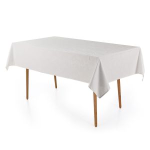 Toalha Mesa 140CM X 210CM Melli Branco Karsten