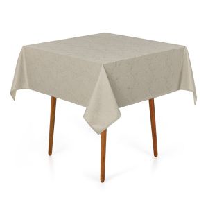 Toalha Mesa 140x140cm Melli Cinza Karsten