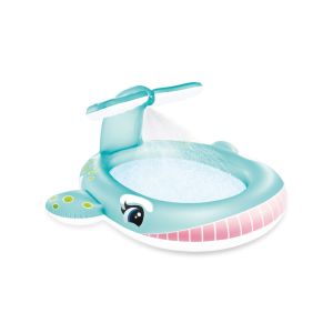 Piscina Infantil Inflável Baleia Splash Azul 200l Intex