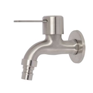 Torneira para Tanque e Maquina de Parede 1/2" Guilherme Aço Inox Hidrofama