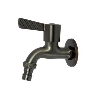 Torneira para Tanque Máquina De Parede 1/2" Pedro Cinza Hidrofama