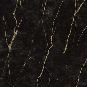 Piso Cerâmico Preto Dourado Retificado Polido 82x82 Ilhabella