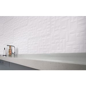 Piso Cerâmico R40651 Branco Retificado Acetinado 40x75 Ilhabella