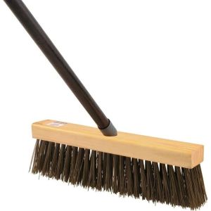 Vassoura 37,5cm Gari Cepa Madeira Com Cabo Vonder