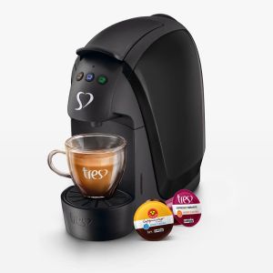 Cafeteira Espresso Luna Preta 127V - TRES 3 Corações
