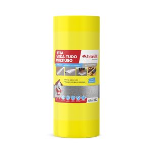 Fita Auto-adesiva 45cmx10mx7mm Veda Tudo Alumínio Quartzolit