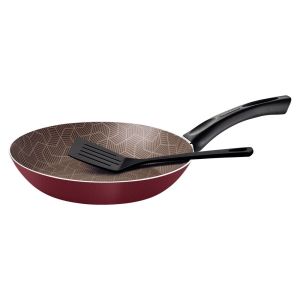 Frigideira 28cm Paris Vermelho C/ Espátula Tramontina