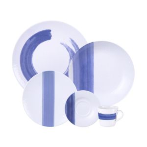 Jogo Jantar 20pcs Soho Branco Porcelana Tramontina