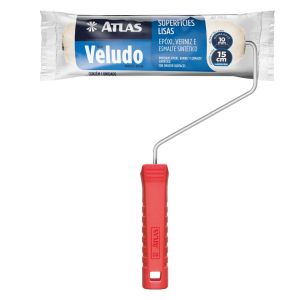 Rolo Lã Natural Textura 15cm 329/15 Branco Atlas