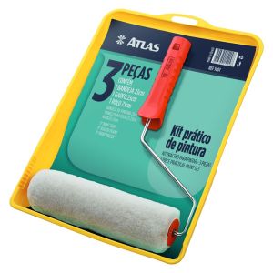 Conjunto Para Pintura 3 Peças 1001 Amarelo Atlas