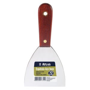 Espátula Aço Inox 10,2cm 6155/16 Cinza Atlas