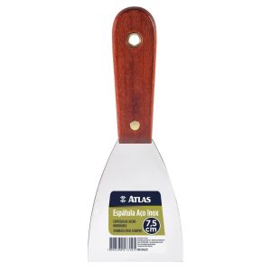 Espátula Aço Inox 7,6cm 6155/12 Cinza Atlas