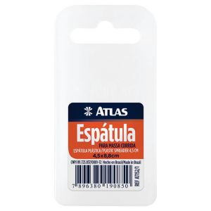 Espátula Plástica 20cm At152/1 Branco Atlas