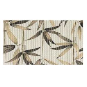 Passadeira Pvc 43x130cm Bambu Jardim Bege Kapazi