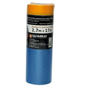 Salva Pintura 270cmx17m Salvabras Azul Salva Piso