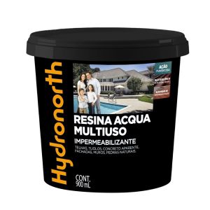 Resina Acqua Fosca Incolor Fosco 900ml Hydronorth