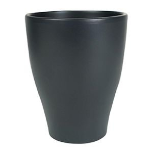 Vaso a Sven Cachepo Preto Fosco 14x14x17cm Ts Brasil