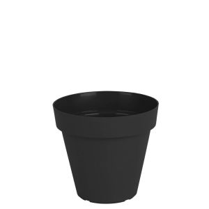 Vaso Plástico Sampa Preto 14x13cm Vasart