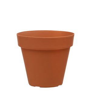 Vaso Plástico Sampa Terracota 18x16cm Vasart