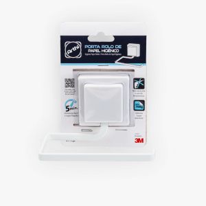 Suporte para Higiênico Piatina 3m Branco Arthi