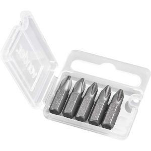Jogo de Bits 1/4 5 peças 2x25mm Prata Vonder