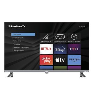 Tv Led 32" Ptv32k34rkgb Smart Roku Preto Bivolt Philco