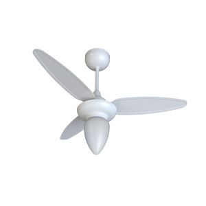 Ventilador de Teto 3 Pás Wind Branco Bivolt Ventisol
