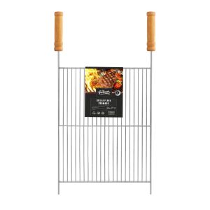Grelha para Churrasco 40cm x 50cm Cromado Grilazer