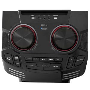 Caixa de Som 1800w Pcx20000 Preto Bivolt Philco