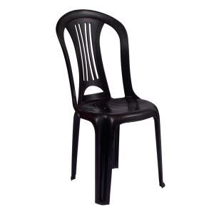 Cadeira Plástico Bistro Preto Mor