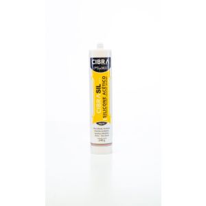 Silicone 240gr Acético Preto Solcolor