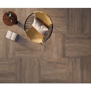 Porcelanato 81cm x 81cm Deck Canela Ext Marrom Extra Portobello