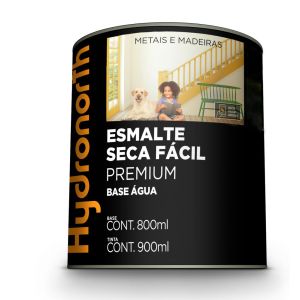 Tinta Esmalte 900ml Branco Neve Acetinado Hydronorth