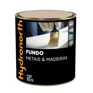 Fundo P/madeira e Gesso 900ml Solvente C Branco Hydronorth